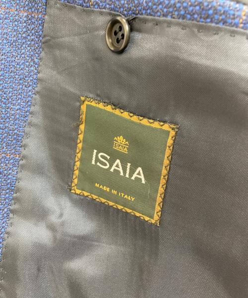ISAIA（イザイア）ISAIA (イザイア) 3Bテーラードジャケット ブルー サイズ:52の古着・服飾アイテム