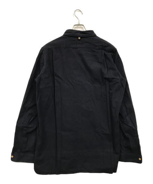 VISVIM（ビズビム）VISVIM (ビズビム) リネンブレンドシャツ ネイビー サイズ:8の古着・服飾アイテム