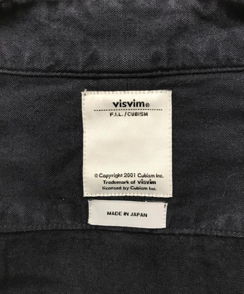 VISVIM（ビズビム）VISVIM (ビズビム) リネンブレンドシャツ ネイビー サイズ:8の古着・服飾アイテム