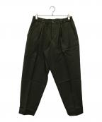 MARNIマルニ）の古着「イージーテーパードパンツ」｜カーキ
