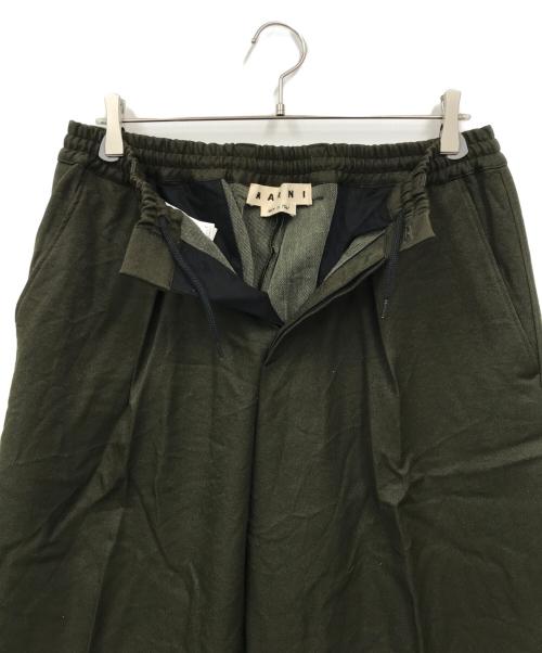 MARNI（マルニ）MARNI (マルニ) イージーテーパードパンツ カーキ サイズ:48の古着・服飾アイテム