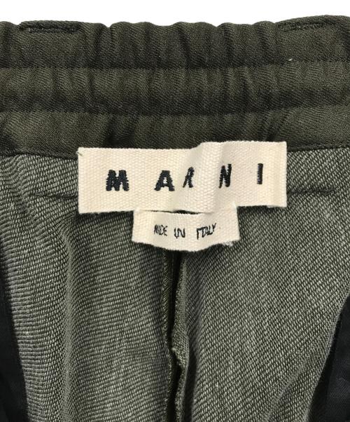 MARNI（マルニ）MARNI (マルニ) イージーテーパードパンツ カーキ サイズ:48の古着・服飾アイテム
