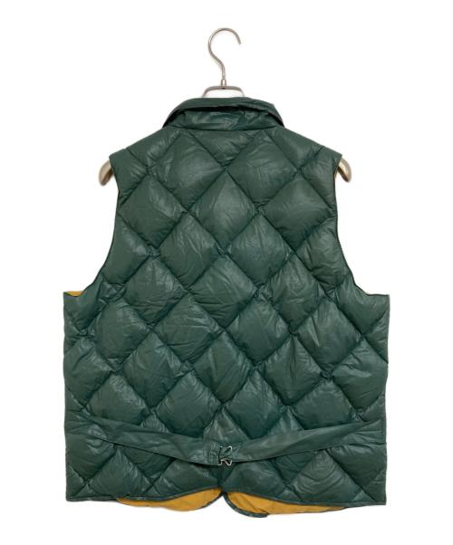 VISVIM（ビズビム）VISVIM (ビズビム) GRANGER DOWN VEST/ダウンベスト グリーン サイズ:5の古着・服飾アイテム