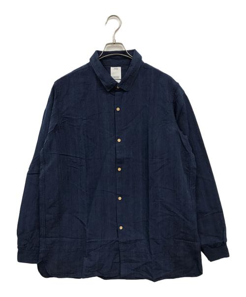 VISVIM（ビズビム）VISVIM (ビズビム) ロングライダーシャツ ブルー サイズ:5 未使用品の古着・服飾アイテム