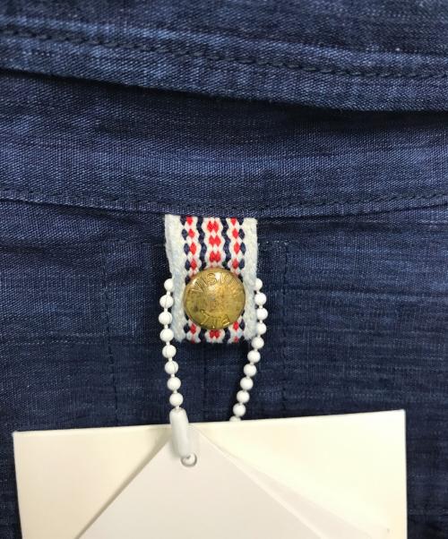 VISVIM（ビズビム）VISVIM (ビズビム) ロングライダーシャツ ブルー サイズ:5 未使用品の古着・服飾アイテム