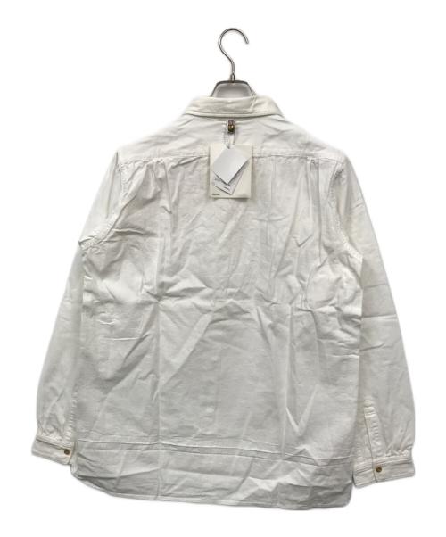 VISVIM（ビズビム）VISVIM (ビズビム) ブリーチドロングライダーシャツ ホワイト サイズ:5 未使用品の古着・服飾アイテム