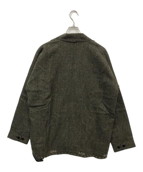 VISVIM（ビズビム）VISVIM (ビズビム) SANJURO JKT HARRIS TWEED カーキ サイズ:5 未使用品の古着・服飾アイテム