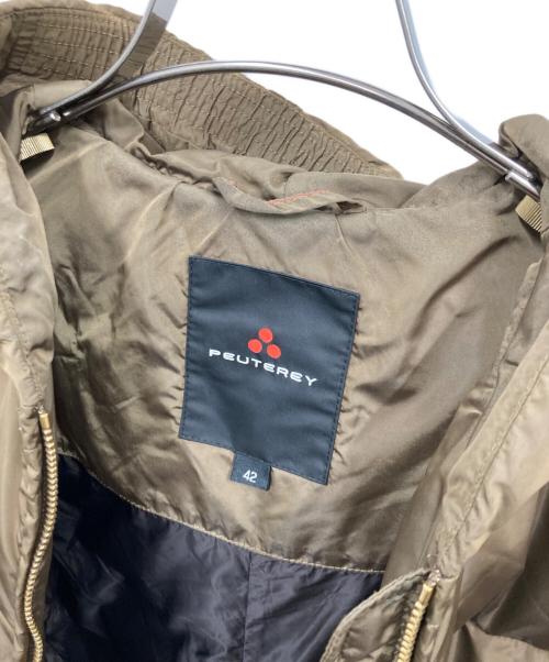 PEUTEREY（ピューテリー）PEUTEREY (ピューテリー) ダウンコート オリーブ サイズ:42の古着・服飾アイテム