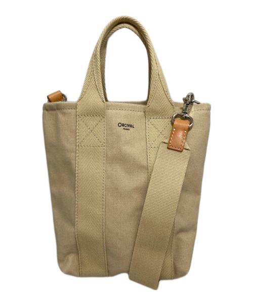 ORCIVAL（オーシバル）ORCIVAL (オーシバル) 2WAYバッグ ベージュの古着・服飾アイテム