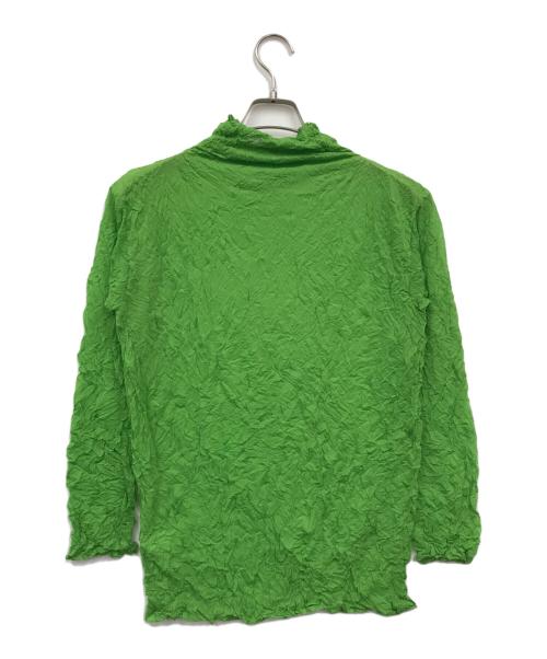 ISSEY MIYAKE（イッセイミヤケ）ISSEY MIYAKE (イッセイミヤケ) カットソー グリーン サイズ:Mの古着・服飾アイテム