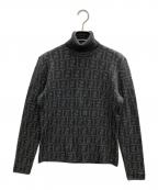 FENDIフェンディ）の古着「タートルネックニット」｜グレー