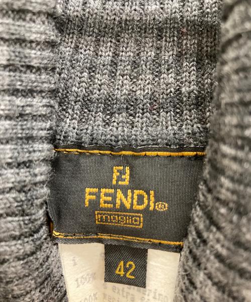 FENDI（フェンディ）FENDI (フェンディ) タートルネックニット グレー サイズ:42の古着・服飾アイテム