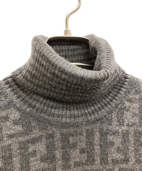 FENDI（フェンディ）FENDI (フェンディ) タートルネックニット グレー サイズ:42の古着・服飾アイテム