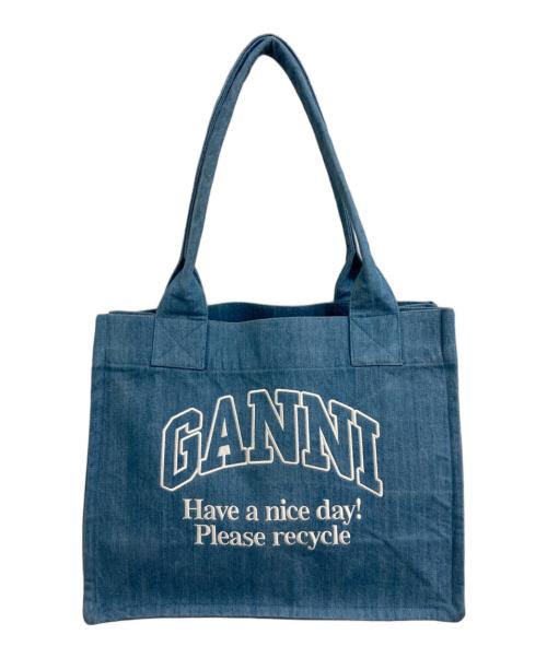 GANNI（ガニー）Ganni (ガニー) トートバッグ インディゴの古着・服飾アイテム