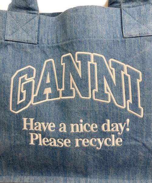 GANNI（ガニー）Ganni (ガニー) トートバッグ インディゴの古着・服飾アイテム