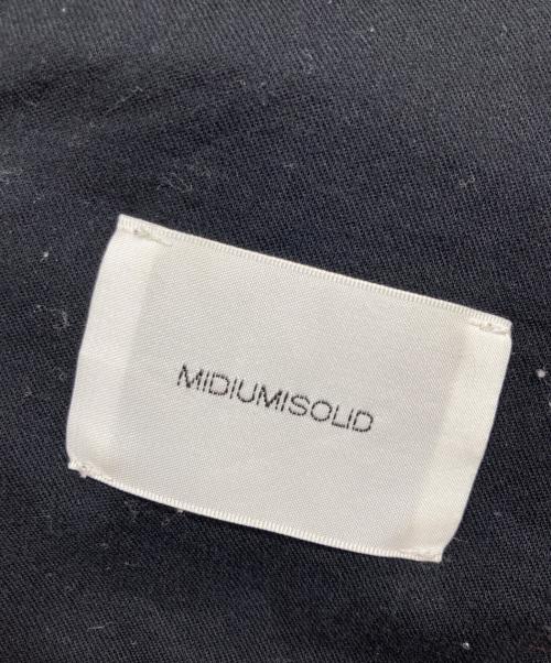 MIDIUMISOLID（ミディウミソリッド）MIDIUMISOLID (ミディウミソリッド) パンツ ブラック サイズ:46の古着・服飾アイテム