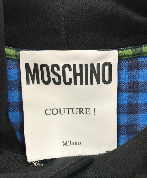 MOSCHINO（モスキーノ）MOSCHINO (モスキーノ) パーカー ブラック サイズ:表記なしの古着・服飾アイテム