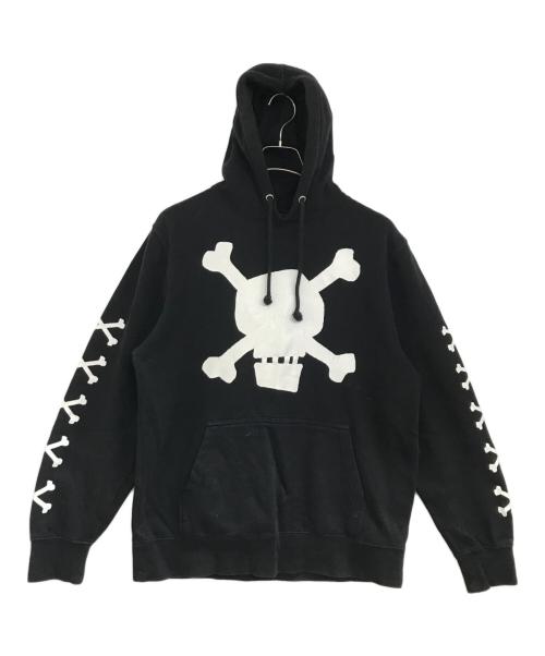 stussy（ステューシー）stussy (ステューシー) スカルロゴパーカー ブラック サイズ:Mの古着・服飾アイテム