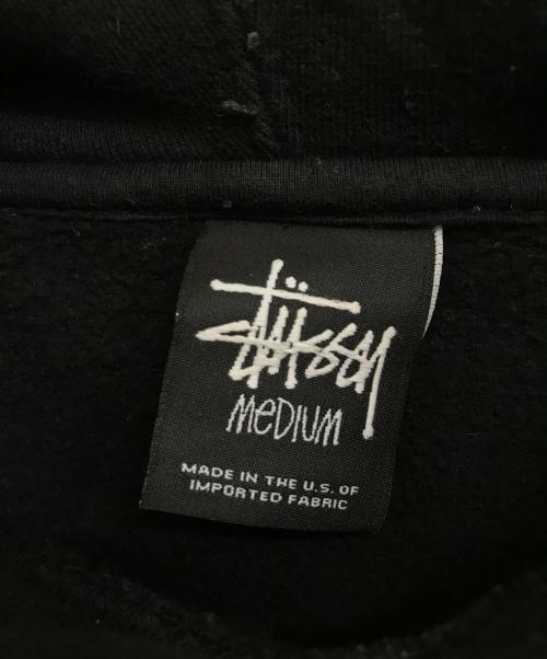 stussy（ステューシー）stussy (ステューシー) スカルロゴパーカー ブラック サイズ:Mの古着・服飾アイテム