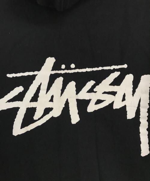 stussy（ステューシー）stussy (ステューシー) スカルロゴパーカー ブラック サイズ:Mの古着・服飾アイテム