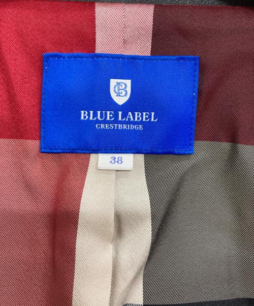 BLUE LABEL CRESTBRIDGE（ブルーレーベルクレストブリッジ）BLUE LABEL CRESTBRIDGE (ブルーレーベルクレストブリッジ) レザージャケット ブラック サイズ:38の古着・服飾アイテム