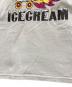 中古・古着 ICE CREAM BBC (アイスクリーム ビリオネアボーイズクラブ) CHARENGER Tシャツ ホワイト サイズ:表記無し：4500円