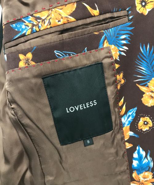 LOVELESS（ラブレス）LOVELESS (ラブレス) テーラードジャケット ブラウン サイズ:Sの古着・服飾アイテム