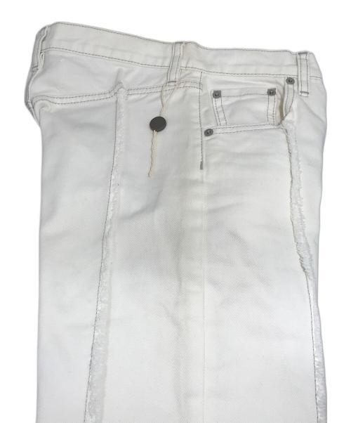 Maison Margiela（メゾンマルジェラ）Maison Margiela (メゾンマルジェラ) SPLICED リサイクルジーンズ ホワイト サイズ:36の古着・服飾アイテム