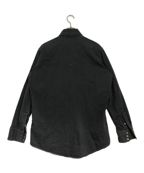 MAATEE&SONS（マーティーアンドサンズ）MAATEE&SONS (マーティーアンドサンズ) チグハグ WESTERNウエスタンデニムシャツ ブラック サイズ:2の古着・服飾アイテム