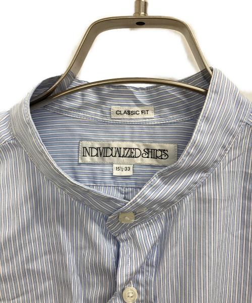 INDIVIDUALIZED SHIRTS（インディビジュアライズドシャツ）INDIVIDUALIZED SHIRTS (インディビジュアライズドシャツ) シャツ スカイブルー サイズ:15　1/2-3の古着・服飾アイテム