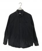 COMOLIコモリ）の古着「コモリシャツ」｜ブラック