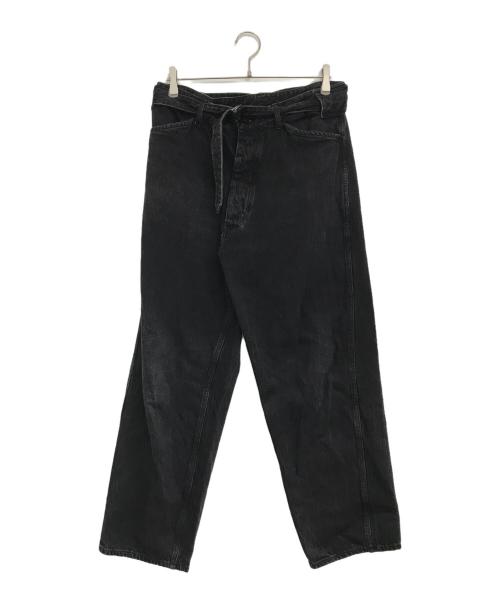 COMOLI（コモリ）COMOLI (コモリ) デニムパンツ ブラック サイズ:2の古着・服飾アイテム