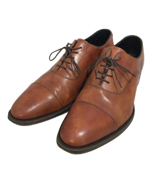 SHETLAND FOX（シェットランドフォックス）SHETLAND FOX (シェットランドフォックス) ストレートチップシューズ ブラウン サイズ:71/2の古着・服飾アイテム