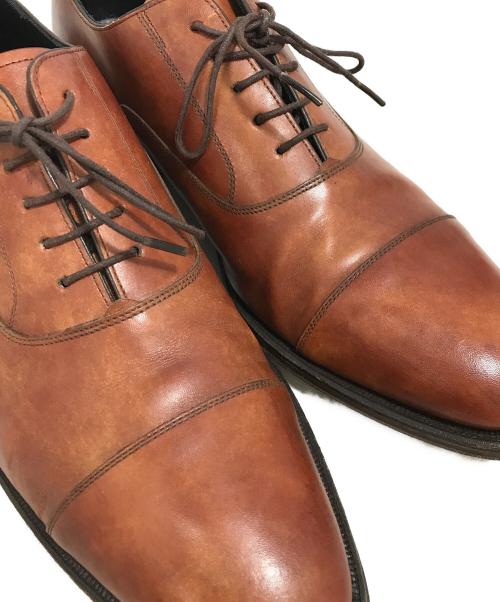 SHETLAND FOX（シェットランドフォックス）SHETLAND FOX (シェットランドフォックス) ストレートチップシューズ ブラウン サイズ:71/2の古着・服飾アイテム