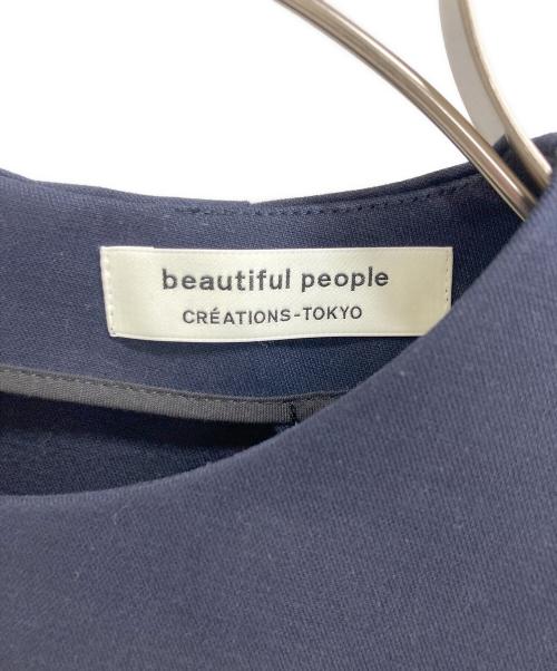 beautiful people（ビューティフルピープル）beautiful people (ビューティフルピープル) ワンピース ネイビー サイズ:36の古着・服飾アイテム
