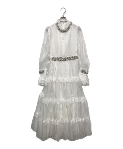 miss rosier（ミスロジア）miss rosier (ミスロジア) ワンピース ホワイト サイズ:S 未使用品の古着・服飾アイテム