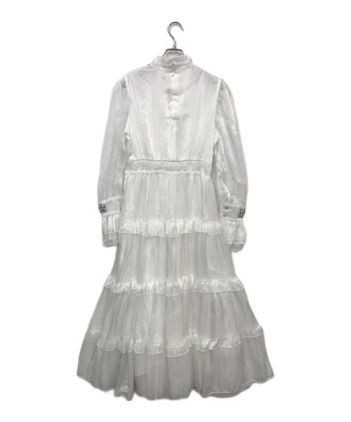 miss rosier（ミスロジア）miss rosier (ミスロジア) ワンピース ホワイト サイズ:S 未使用品の古着・服飾アイテム