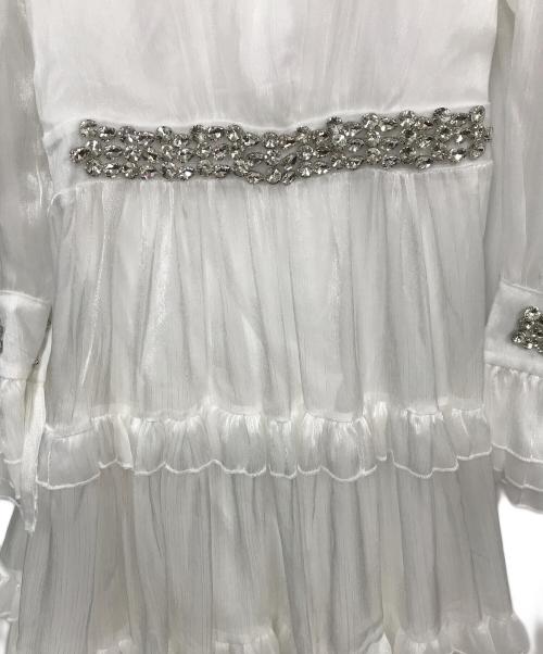 miss rosier（ミスロジア）miss rosier (ミスロジア) ワンピース ホワイト サイズ:S 未使用品の古着・服飾アイテム