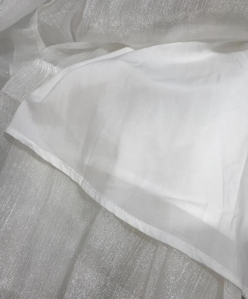 miss rosier（ミスロジア）miss rosier (ミスロジア) ワンピース ホワイト サイズ:S 未使用品の古着・服飾アイテム