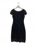 CHRISCELINクリスセリーン）の古着「レースワンピース」｜ブラック