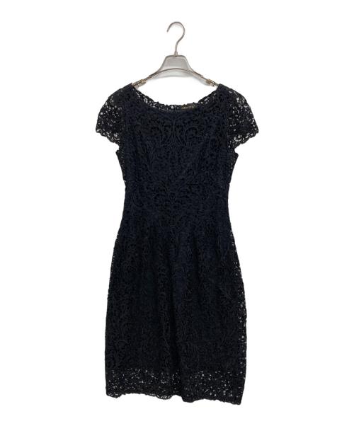 CHRISCELIN（クリスセリーン）CHRISCELIN (クリスセリーン) レースワンピース ブラック サイズ:40の古着・服飾アイテム
