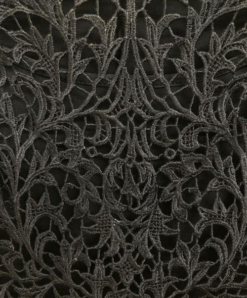 CHRISCELIN（クリスセリーン）CHRISCELIN (クリスセリーン) レースワンピース ブラック サイズ:40の古着・服飾アイテム