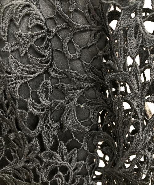 CHRISCELIN（クリスセリーン）CHRISCELIN (クリスセリーン) レースワンピース ブラック サイズ:40の古着・服飾アイテム