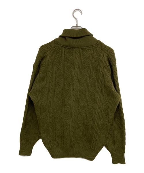 Christian Dior（クリスチャン ディオール）Christian Dior (クリスチャン ディオール) ケーブルニット グリーン サイズ:Mの古着・服飾アイテム