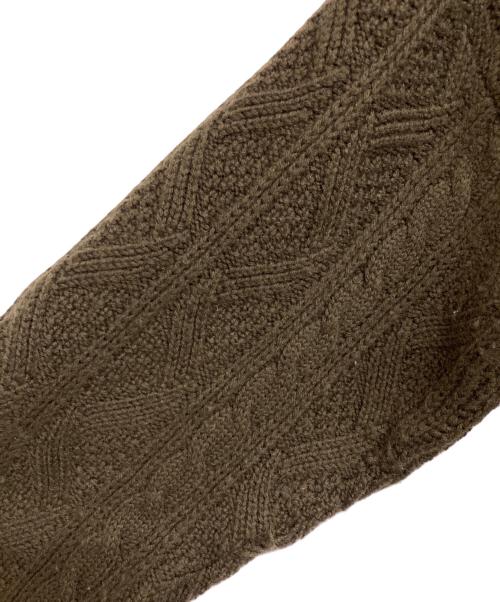 Christian Dior（クリスチャン ディオール）Christian Dior (クリスチャン ディオール) ケーブルニット グリーン サイズ:Mの古着・服飾アイテム