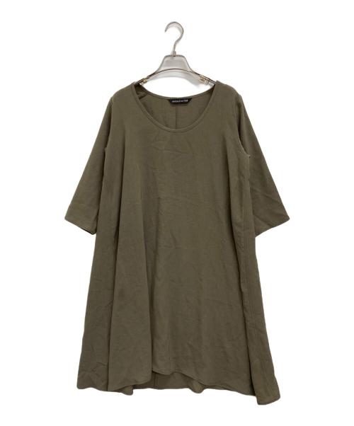 mizuiro-ind（ミズイロインド）mizuiro-ind (ミズイロインド) ワンピース オリーブ サイズ:不明の古着・服飾アイテム
