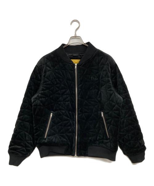 Dime（ダイム）Dime (ダイム) ベロアボンバー キルティング ジャケット ブラック サイズ:Mの古着・服飾アイテム