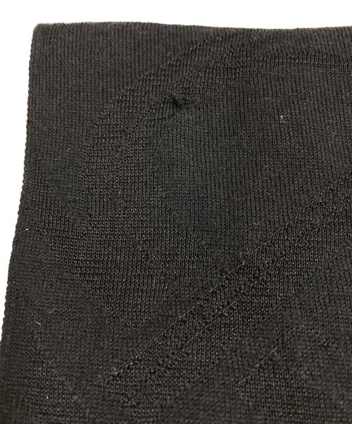 HERMES（エルメス）HERMES (エルメス) カシミヤシルクマフラー ブラックの古着・服飾アイテム