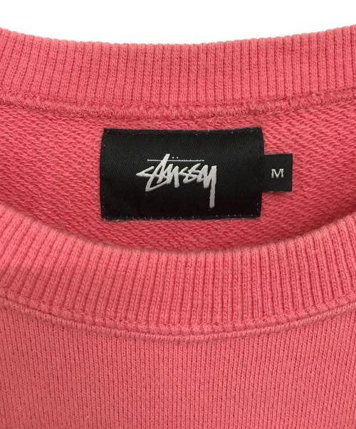 stussy（ステューシー）stussy (ステューシー) ハイビスカス  スウェット ピンク サイズ:Mの古着・服飾アイテム