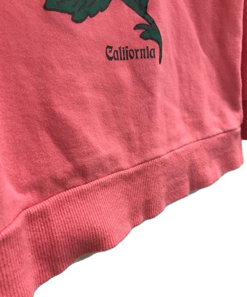 stussy（ステューシー）stussy (ステューシー) ハイビスカス  スウェット ピンク サイズ:Mの古着・服飾アイテム